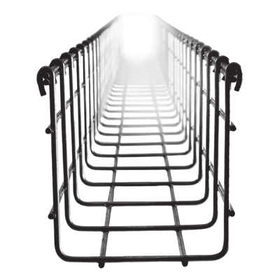 CH105100EZ - Charola Tipo Malla / 105 mm x 100 mm / Acabado Electro Zinc / Tramo 3 m (9.8 ft)