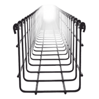 CH105100EZ - Charola Tipo Malla / 105 mm x 100 mm / Acabado Electro Zinc / Tramo 3 m (9.8 ft)