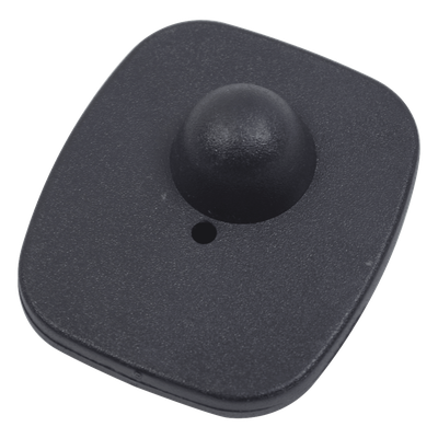 T005B - Etiqueta RF para ropa / 8.2 MHz / 70 x 58 mm / 160 cm detección / Negro