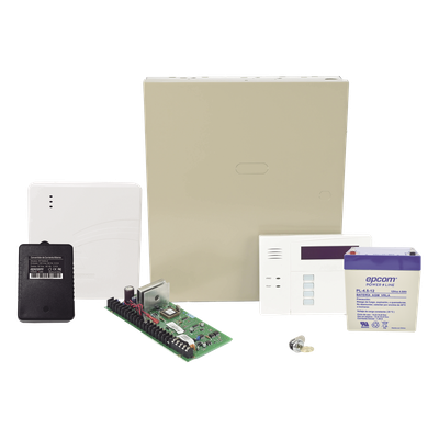 VISTA48LANTBIPS/6160RF - Panel híbrido intrusión / Comunicador IP 7847i / 8 zonas cableadas, ampliable a 48 / Teclado 6160RF / 254 eventos
