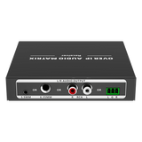 TTMOIPARX - Receptor de Audio sobre IP / PCM 2.0 / Transmisión 120 m (393.7 ft) / Matriz 256x256 / Múltiples Interfaces Analógicas / Protección ESD / Bajo Consumo ≤2 W