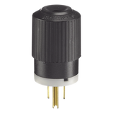 HUB-BRY-5266-NP - Clavija Industrial / 15 A / 125 V CA / NEMA 5-15P / 2 Polos 3 Hilos / 2.18 x 1.52 x 1.38 in