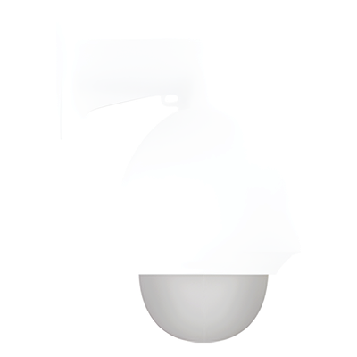 DS-4PTZ-BUBBLE-SMK - Burbuja Ahumada para Domo PTZ / 4 Pulgadas / IP66 / IK10 / Visibilidad Equilibrada / 4.7 x 2.7 Pulgadas