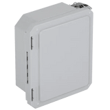 Caja Impermeable De Fibra De Vidrio, 8.77" (22.27cm) Alto x 6.77" (17.19cm) Ancho x 4.06" (10.31cm), Sin Ventanilla, Listado UL/cUL, Hecho En EE.UU, Serie EnviroArmour®