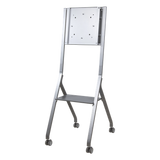 U1SS - Soporte Móvil para Pantalla / Carga 100 kg (220 lbs) / 55" a 98" / VESA 400 x 400 mm / Superficie Antibacteriana / Base con Ruedas