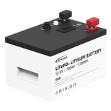 LFP100EP128V2 - Batería LiFePO4 / 12.8 Vcc / 100 Ah / 1.28 kWh / 6000 Ciclos / IP65 / Pantalla LCD
