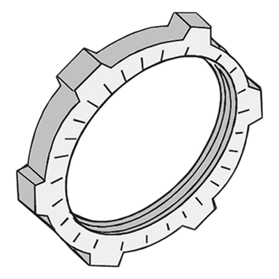ANC-CT34 - Contratuerca Metálica / Zamac / 3/4" (19 mm) / Acabado Metálico / Uso Industrial