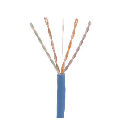 PUP6C04BU-WZ - Bobina UTP / 1000 pies (305 m) / Cat 6 / 23 AWG / CMP Plenum / 4 pares / 250 MHz / PoE