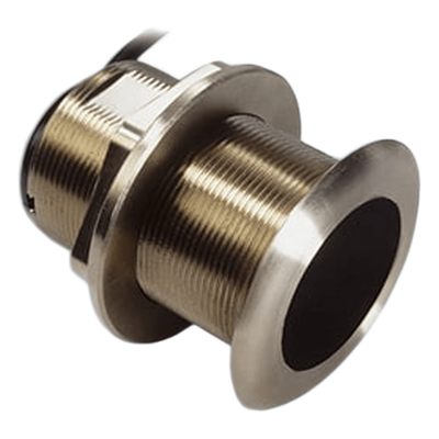 10-10982-21 - Sonda de Frecuencia Dual 50/200 kHz / 600 W / Ancho de Haz 45°-12° / Profundidad Máxima 1200 ft / Cable 33 ft / Medición de Profundidad y Temperatura / 8 Pines / Compatible con Ángulos de 8° a 15°