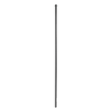 SYS-POST-ESQ-6B - Poste de Esquina para Cerca Electrificada / 6 Aisladores / Acero Galvanizado Cal. 18 / Altura 1.4 m (4.6 ft) / Pintura Negrra Electroestática