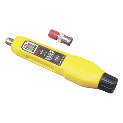 VDV-512-100 - Probador de cables coaxiales / RG59, RG6/6Q, RG7, RG11 / Mapeo de 4 cables / LED indicadores / 5.75" (146 mm) / 2x AAA