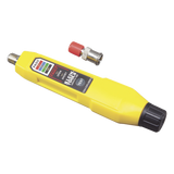 VDV-512-100 - Probador de cables coaxiales / RG59, RG6/6Q, RG7, RG11 / Mapeo de 4 cables / LED indicadores / 5.75" (146 mm) / 2x AAA