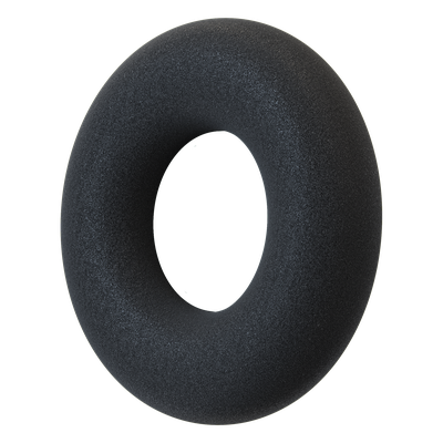 LEATHER-EAR-CUSHION-FOR-UH34/YHS34-(1PCS) - Almohadilla de Repuesto / Piel Sintética / Sellado Acústico Mejorado / Instalación Sin Herramientas / Compatible UH34 y YHS34
