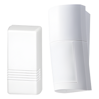 QXI-R-WH - Detector PIR Exterior Inalámbrico / 120° / 12 m (40 ft) / Montaje Ajustable 0.8 a 2.7 m (2.6 a 8.9 ft) / 2 Zonas Independientes / IP Compatible
