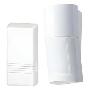 QXI-R-WH - Detector PIR Exterior Inalámbrico / 120° / 12 m (40 ft) / Montaje Ajustable 0.8 a 2.7 m (2.6 a 8.9 ft) / 2 Zonas Independientes / IP Compatible