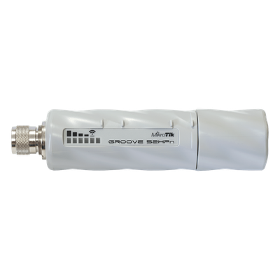 RBGROOVEA-52HPN - (GrooveA 52) Punto de Acceso, Doble Banda (2.4 ó 5 GHz) 802.11 a/b/g/n, Hasta 500mW, Incluye Antena Omnidireccional de 6 dBi.