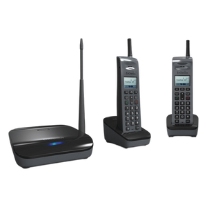 FREESTYL-SIP2 - Sistema Telefónico Inalámbrico SIP / 902-928 MHz / 10 Cuentas SIP / 4 Llamadas Simultáneas / Cobertura 6 Pisos / Base + 2 Teléfonos