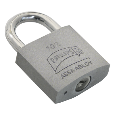 MX3398 - Candado de Alta Seguridad / Hierro Sólido / Gancho Corto / Llave PH-32 / 4 Pernos de Combinación / Uso Interior Seco