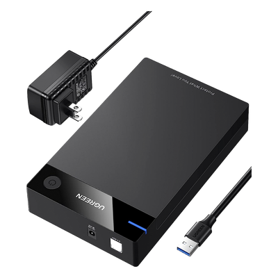 50423 - Enclosure para Disco Duro / USB 3.0 con UASP / SATA I/II/III / 3.5" y 2.5" / Hasta 16 TB / Sin Herramientas / Cable 1 m (3.3 ft)