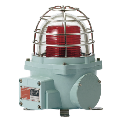 SNEL-120-R-ATEX - Señal Luminosa Antiexplosión LED / Rotativa / Zonas 1 y 2 / IP66 / AC-DC 12-230V / -40°C a 60°C / Ex d IIC T6 Gb