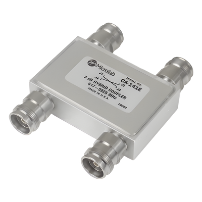 CA-141E - Acoplador Híbrido 2x2 / 617-5925 MHz / 100W / -161 dBc PIM / 4.3-10 / IP67