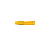 FR12X4YL10 - Canaleta de Enrutamiento / 12x4 Pulgadas / PVC Rígido UL 94V-0 / 3 m (9.8 ft) de Largo / Sistema QuikLock / Color Amarillo