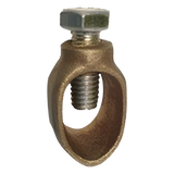 TG-SC - Conector de Tierra Física / Varilla hasta 3/4" / Cable 1/0 AWG / Bronce / Baja Resistencia Eléctrica / Jaula de Faraday