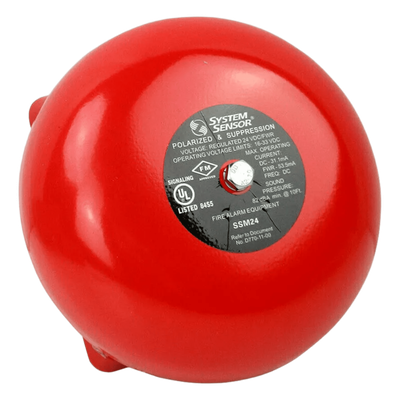 SSM2410 - Campana de Notificación para Alarma de Incendio / 10 in (25.40 cm) / 81 dB / 24 VCD / Diseño Polarizado / Pre-cableada