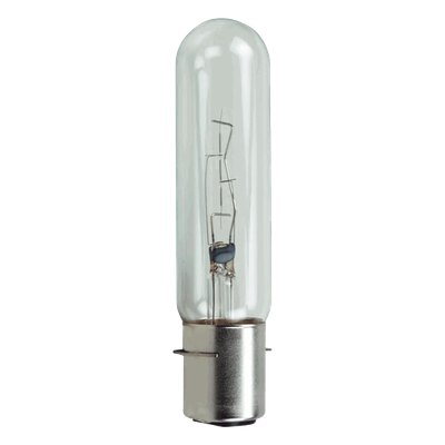 0342-RS4-CLR - Bombilla de preenfoque transparente de 120 Vca de tamaño mediano para servicio pesado