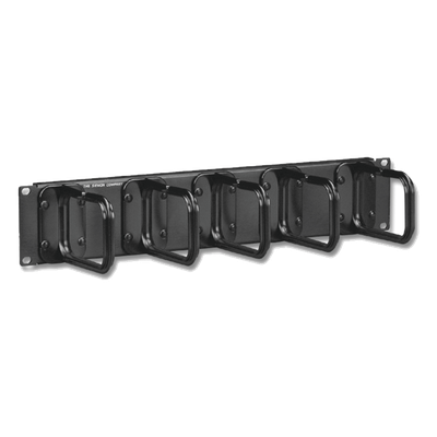 WM-145-5 - Organizador de Cable Horizontal / 2U / 5 Soportes / Montaje Aéreo / 19"