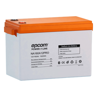 NA160A12PRO - Batería Iones Sodio / 12 V 160 Ah / 1920 Wh / 8000 Ciclos / IP65 / Paralelo hasta 16