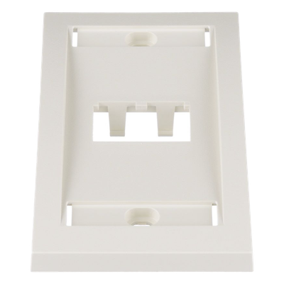 CFPE2IWY - Placa de Pared Vertical PANDUIT CFPE2IWY / 2 Puerto Mini-com / Blanco Hueso / Etiquetas