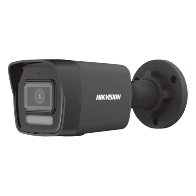 DS-2CD1043G2-LIUF/BLACK - Cámara Bala IP / 4 Megapixel / Dual Light 30 m (98.4 ft) / Lente 2.8 mm / 98° / Audio / IP67 / PoE