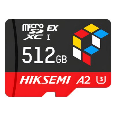 HS-TF-G3-PRO/512G - Tarjeta microSD Express / 512 GB / 900 MB/s Lectura / 620 MB/s Escritura / PCIe Gen 3x1 + NVMe / U3 A2 EX / -25°C a 85°C (-13°F a 185°F)