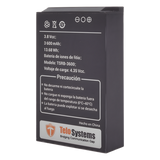 TSRB-3600 - Batería Li-Ion / 3600 mAh / 13.68 Wh / 3.8 VCC / Compatible TE580PLUS