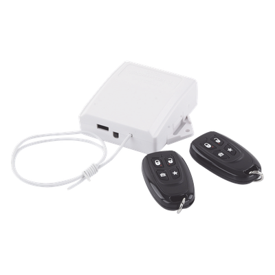 CE3 - Receptor Inalámbrico / 433 MHz / 2 Controles Remotos / 2 Salidas Relay / Bus de Datos / Compatible Múltiples Paneles