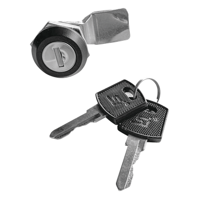PST7053E - Cerradura con Paleta Metálica / 2 Llaves de Seguridad / Acero / Gabinetes 0-600 mm (0-1.97 ft) / Llave Maestra / Compatible Poliéster