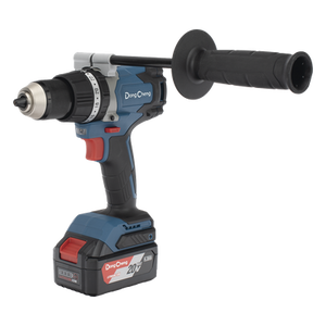 DCJ-Z0313-EM - Rotomartillo Inalámbrico 20V / Motor Brushless / Broquero 1/2 in / 120 Nm Par Máximo / 2 Baterías 4.0Ah con Cargador y Maletín