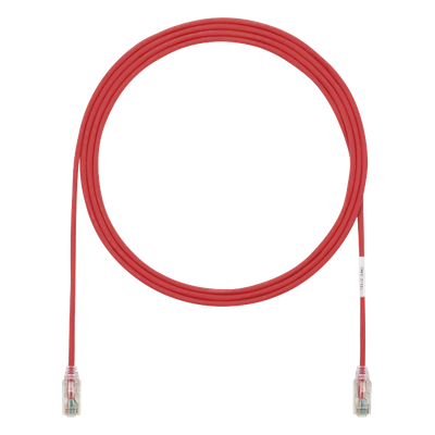 UTP28SP3RD - Cable de Parcheo / Cat6 / UTP / 28AWG / 0.91 m (3 ft) / Doble Certificación CM/LSZH / Rojo