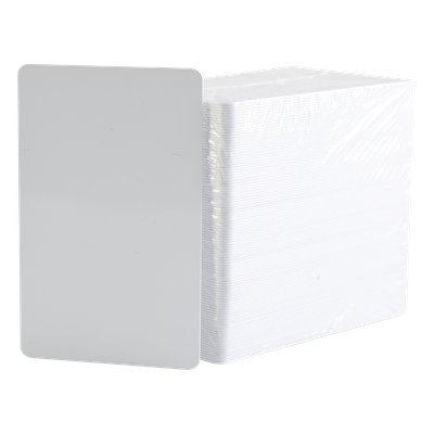 81759 - Tarjetas PVC Adhesivas / CR79 83.9 x 51 mm / 10 mil / Imprimibles por un Lado / 500 Piezas / Para Tarjetas de Proximidad