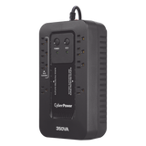 EC350G - CyberPower EC350G sistema de alimentación ininterrumpida (UPS) En espera (Fuera de línea) o Standby (Offline) 0,35 kVA 255 W 8 salidas AC