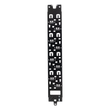 XG-VCM42B - Panel Administrador de Cables Vertical / 42 RU / Acero con Acabado en Polvo / 977.6 mm (3.2 ft) / Compatibilidad Anillos D, S1DR, S2DR, L, S1LR, S2LR / RoHS