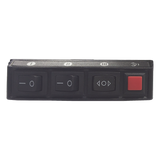 XDKQH02 - Switch de Control de Patrones de Destello / 5 Interruptores / 12 VCC / 15 A / 104 mm x 55 mm x 33 mm / 4.1 x 2.2 x 1.3 pulgadas
