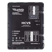 HCV5 - Localizador GPS Vehicular / LTE Cat M1 (4G) 3G 2G / CAN FMS J1708 J1939 / BLE 5.1 / RS232 RS485 / 9-32 V DC