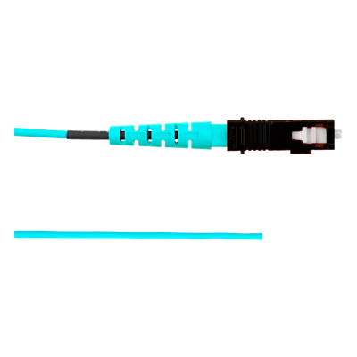 FX1BN3NNNSNM002 - Pigtail de Fibra Óptica / SC Simplex / Multimodo OM3 50/125 / 900µm / 2 Metros (6.56 Pies) / Color Aqua