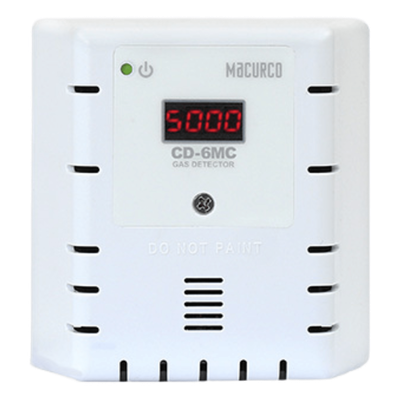 CD6M - Detector y Controlador de CO2 / 0-2000 ppm / Doble Relevador / Salida 4-20 mA / Activación 600-1500 ppm / Pantalla Digital