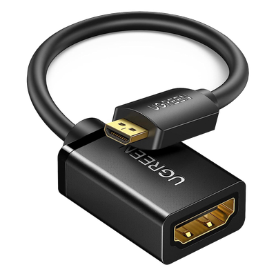 15844 - Ugreen 15844 cable HDMI 0,22 m HDMI tipo A (Estándar) HDMI tipo D (Micro) Negro