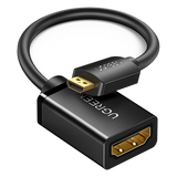 15844 - Ugreen 15844 cable HDMI 0,22 m HDMI tipo A (Estándar) HDMI tipo D (Micro) Negro