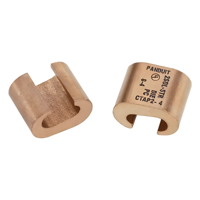 CTAP2/0-2/0-X - Conector de Compresión Tipo C / Rango 1/0 a 2/0 AWG / Cobre Sin Oxígeno / Aplicación Malla de Tierra