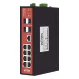 WIPMS312GFIV2 - Switch PoE Industrial Administrable / 8 Puertos Gigabit + 4 SFP / PoE Mixto 24V/48V / 802.3af/at/bt 60W / Protección 8kV / Riel DIN / -40°C a 80°C
